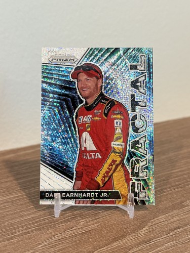 Dale Earnhardt Jr [White Sparkle] #8 2023 Panini Prizm NASCAR Fractal card