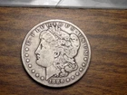 MORGAN SILVER DOLLAR 1886 S KEY DATE 90% SILVER DOLLAR NICE VF+