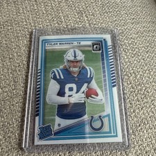 Panini 2025 Donruss Optic Tyler Warren Indianapolis Colts Rated Rookie #234