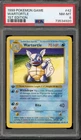 Pokemon Wartortle Base Set Shadowless 1st Edition #42 PSA 8