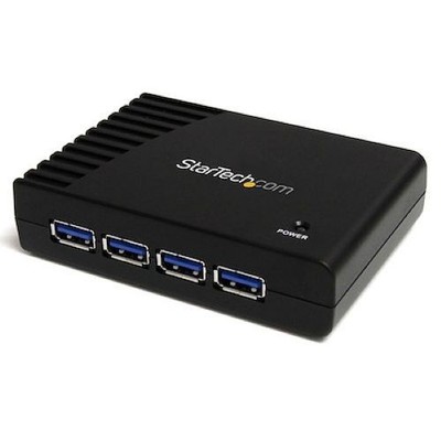 StarTech 4 Port Black SuperSpeed USB 3.0 Hub 5Gbps ST4300USB3 - New   1353