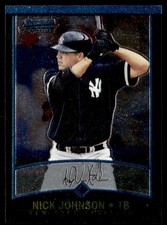 2001 Bowman Chrome Nick Johnson Rookie New York Yankees #287