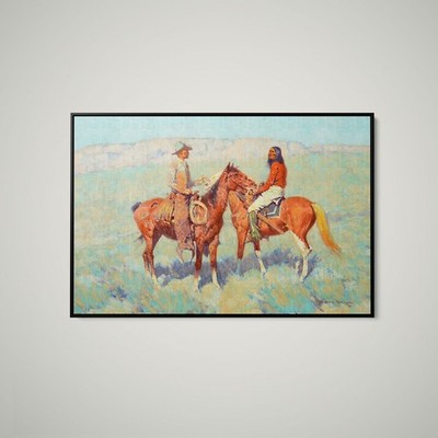 Frederic Remington - Casuals on the Range - Art Print on Paper or Canvas