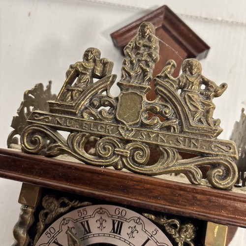 Parts. Untested. No Weights. Zaandam Zaanse Dutch Pendulum Wall Clock Dutch. - Picture 6 of 16
