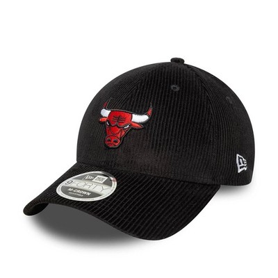 New Era Chicago Bulls NBA Cord 9FORTY M-Crown Verstellbare Cap schwarz 98174