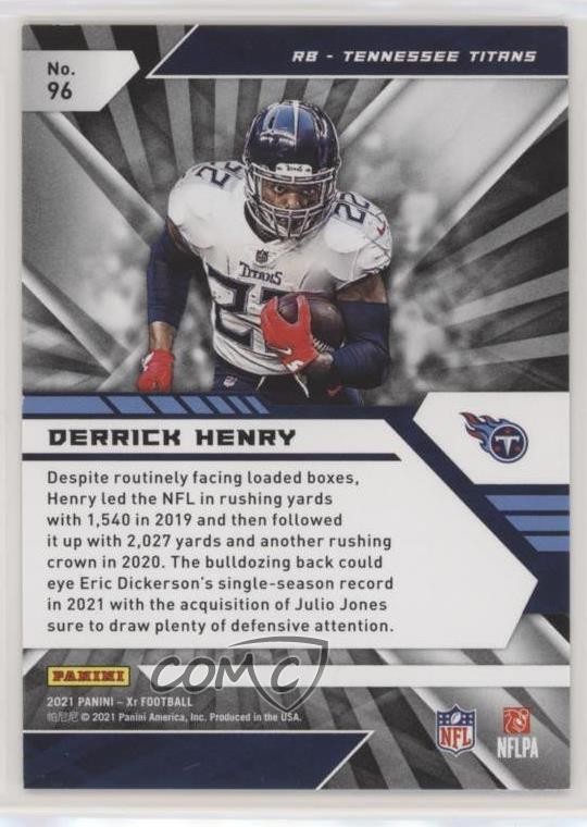 2021 Panini XR Red 135/249 Derrick Henry #96 0w8 | eBay