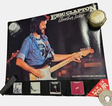 Eric Clapton Another Ticket 30x24 Promo Album Poster Vintage 1981 RSO Records