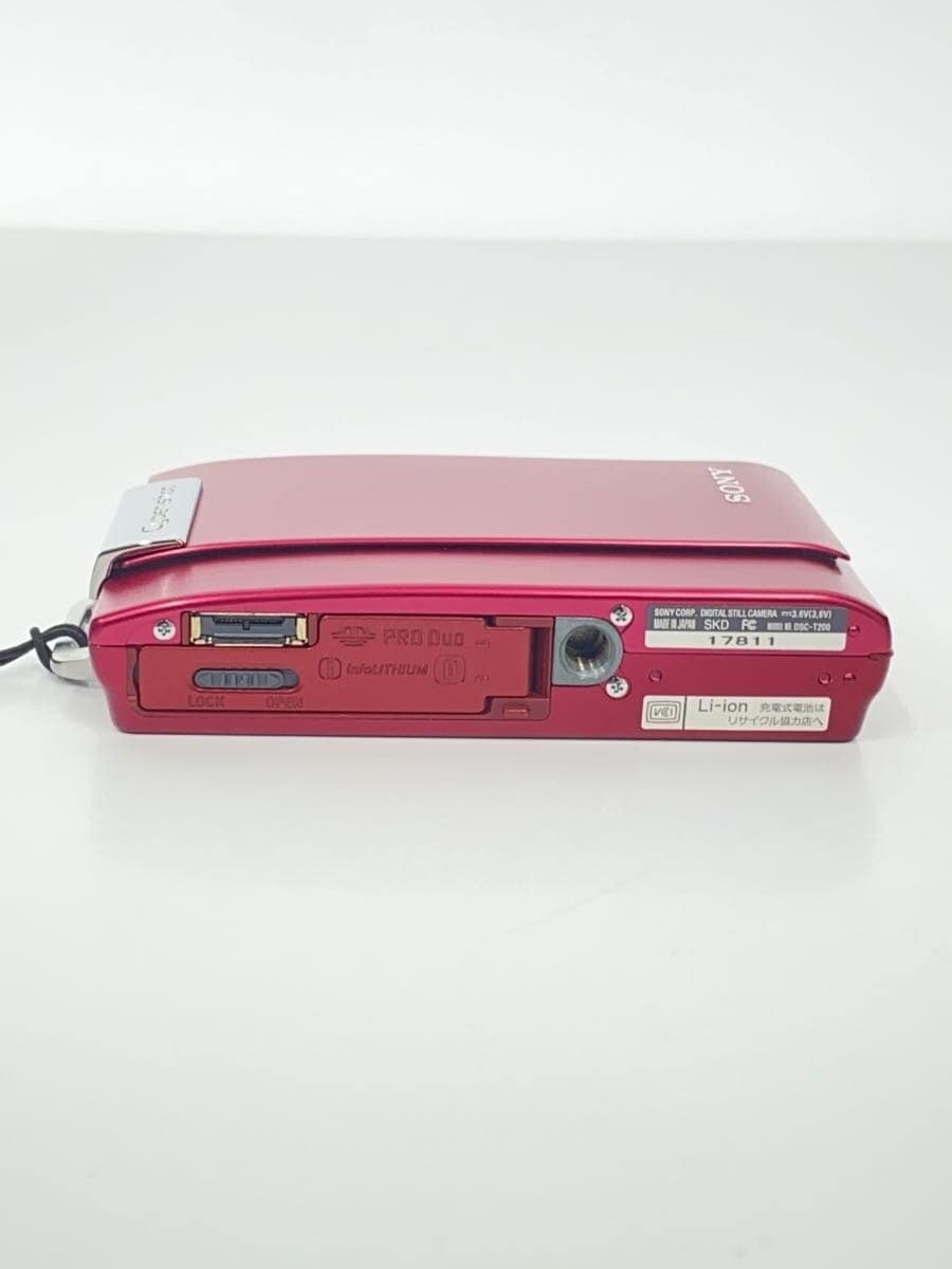 Sony Cyber-shot DSC-T200 Red 8.1MP Compact Digital Camera