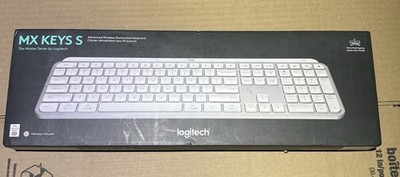 Logitech Mx Keys S Advanced Wireless Keyboard | Pale Grey | 920-011559