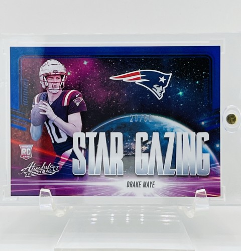 Drake Maye [Blue Spectrum] #SG-DME 2024 Panini Absolute Star Gazing card