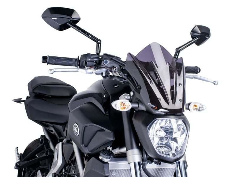 Puig Dark Smoke 7015F - New Generation Sport Screen For Yamaha Mt-07 2014-2017 - Image 4