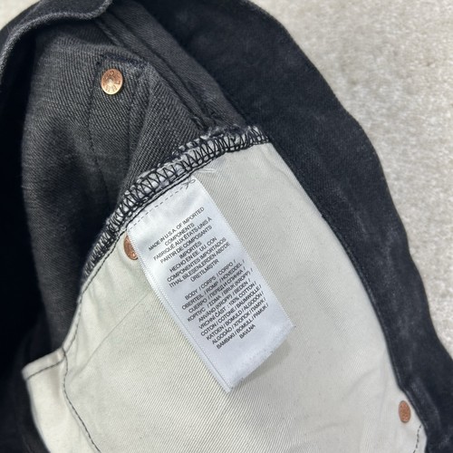 Ralph Lauren Double RL 36x32 USA Selvedge Denim Japan Woven Slim Fit Black Jeans - Bild 14 von 24