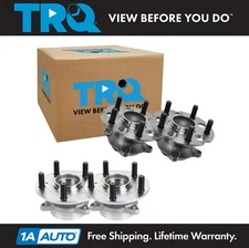 TRQ Wheel Hub Bearings Assembly Set Front & Rear Fits 2011-2017 Honda Odyssey