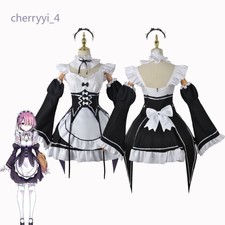 Disfraz de Cosplay Rem Ram Traje de Cosplay Re:Zero - Comenzando la vida en otro mundo