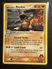 Team Magma's Rhydon Rare Team Magma vs Team Aqua 22/95 NM on eBay