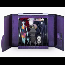Disney Nightmare Before Christmas 30th Jack  Sally Collector Doll Set