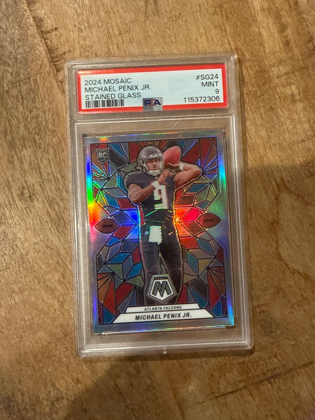 2024 Panini Mosaic - Stained Glass Michael Penix Jr. #SG-24 (RC)