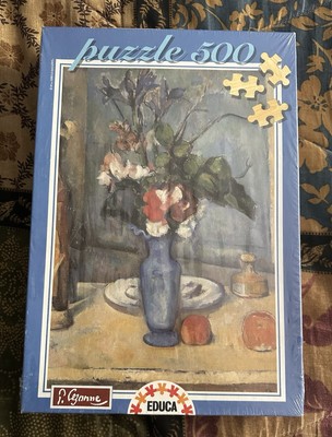 New  Paul Cezanne Puzzle EDUCA Le Vase BLEU 500 Pieces *The Blue Vase Spain