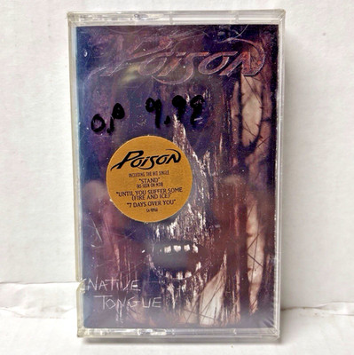 Poison / Native Tongue - 1993 Cassette - Mint, SEALED w/Hype Sticker