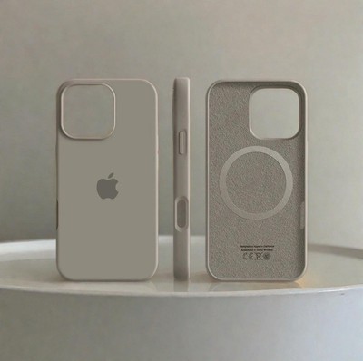 iPhone Hülle MagSafe   13/14/15/16 Pro&ProMax-Silikon, Weich, Stoßfest