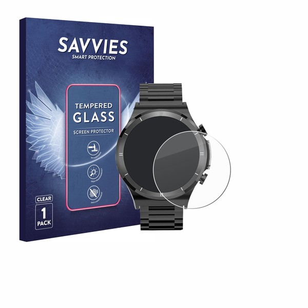 "Savvies Schutzglas FüR Fanttik Smartwatch 1.39\" Echt Glas Panzer Display"-image
