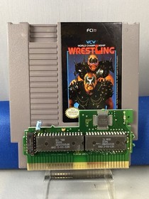 WCW World Championship Wrestling (Nintendo NES, 1990) Authentic Cartridge Tested