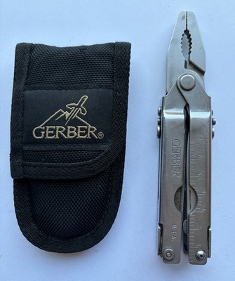 VINTAGE 1990s GERBER USA ORIGINAL BLUNT NOSE MULTI-PLIER MULTI-TOOL IN NEW POUCH