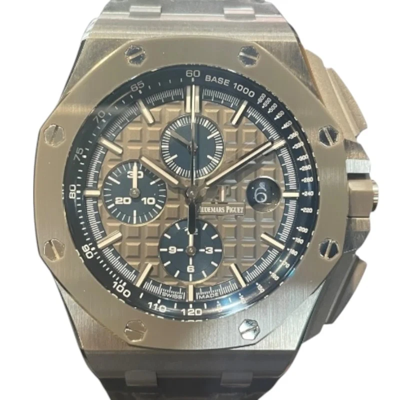 Audemars Piguet — AUDEMARS PIGUET ﾛｲﾔﾙｵ ｸ ｵﾌｼｮｱ ｸﾛﾉｸﾞﾗﾌ 26405CG.OO.A004CA.01 44mm Watch #OKW1093