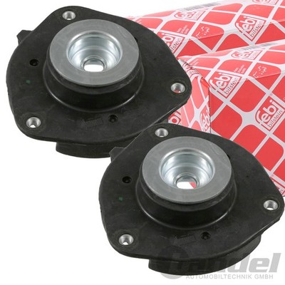 2x FEBI FEDERBEINSTÜTZLAGER DOMLAGER VORNE für AUDI A3 8P Q3 TT SKODA OCTAVIA 2