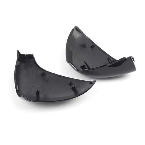 For Peugeot 207 2006-2013 2Pcs Gloss Black Side Door Wing Mirror Cover Cap - Picture 7 of 7