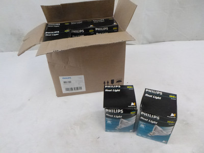 12 Pack Philips 100PAR38/Heat/CL 120V Heat Bulb Light Clear 100W