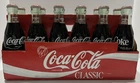Vintage 1986 Coca-Cola Classic 12-Pack Glass Bottles Original Formula Full