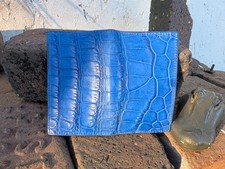 Wild American Alligator Business card Wallet Case Skin Florida Blue UM UF3