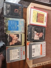 Lot of 7 Various Music 8-Track Tapes Vintage Untested