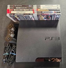 Sony PlayStation 3 320GB PS3 Console Bundle (1 Controller, 10 Games) Firm 4.92