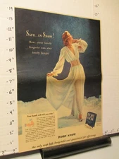 newspaper ad 1940s IVORY SNOW laundry soap detergent lingerie negligee NYSN 