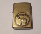 VINTAGE BRASS CAMEL ZIPPO LIGHTER — photo 1