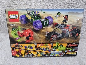 LEGO Marvel: Hulk vs. Red Hulk (76078) MISSING BOTH SHE-HULK MINIFIGS