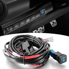 Fog Light Wiring Harness Push Switch Button Kit For Tacoma 4Runner 2025-2026