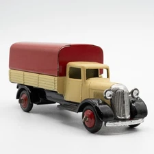 Dinky Toys 25b Covered Wagon Truck Cream/Red 1947-1950 Please Read