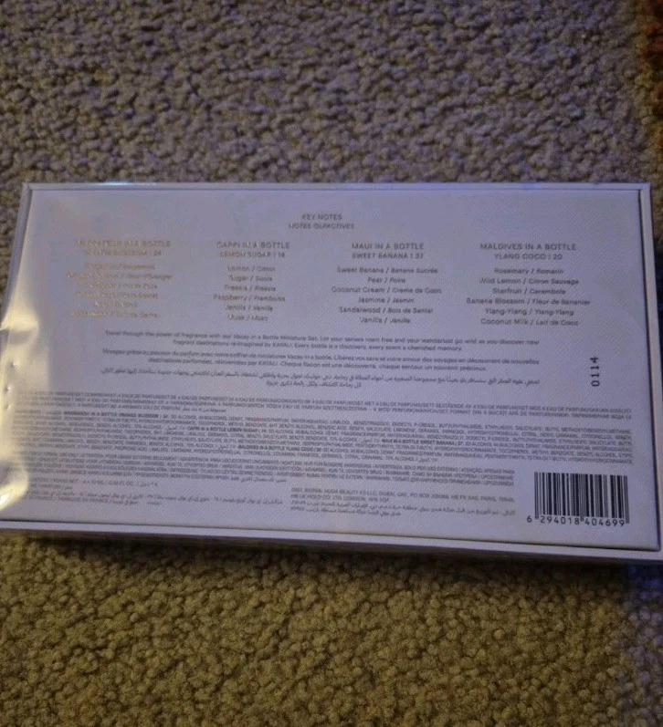 KAYALI VACAY EN UNA BOTELLA MINI SET TODAVÍA SELLADO Foto 2 de 4