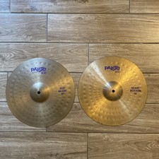 PAISTE Vintage Paiste 400 14" Hi-Hat Cymbals Top Bottom