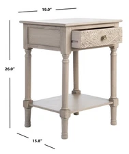 Safavieh JOSIE 1 DRAWER ACCENT TABLE, Reduced Price 2172772810 ACC5706B