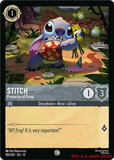 Stitch - Protector of Frogs Lorcana TCG 13 - 180/204 Normal
