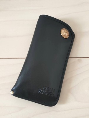 Versace Black Sunglasses Case Case Versace Sunglasses Hard Eyeglasses Black Box Cloth  main image 3