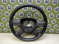 ✅ 2012 SKODA RAPID 4 SPOKE BLACK LEATHER STEERING WHEEL 5J0419091N    •1