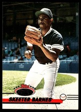 Skeeter Barnes 1993 Stadium Club #389 Tigers MLB READ FREE SHIPPING AutographDen