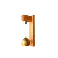 Wooden Door Bell Wind Chime Entrance Opening Hanging Decorative Shopkeepers