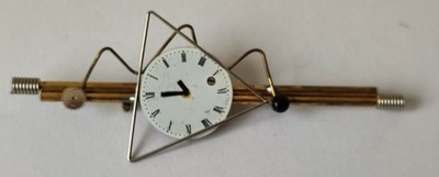 Moderne Designer Brosche abstrakt Bauhaus Kandinsky Stil Metall
