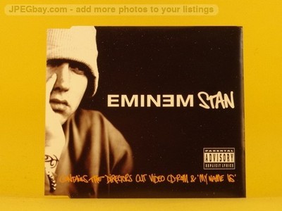 EMINEM STAN (L86) 3 Track CD Single including Picture Sleeve AFTERMATH
